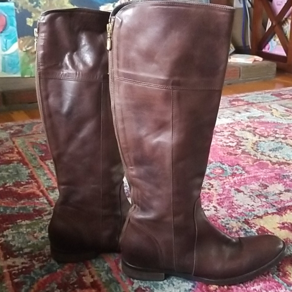 Knee high leather boots - Picture 3 of 8